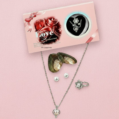 Colar com Pérola + Conjunto completo(Disponível por tempo limitado) LOVENTIELL®