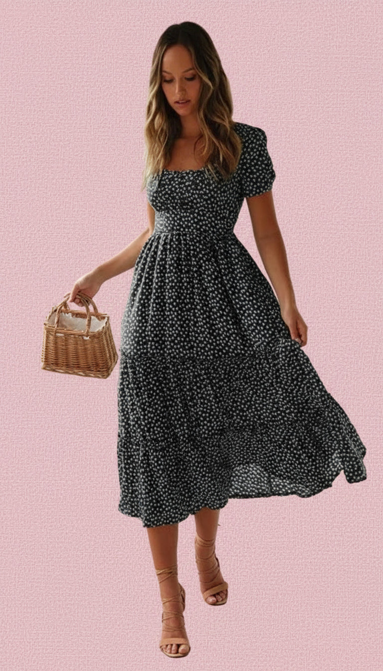 Vestido Vintage Romântico LOVENTIELL®